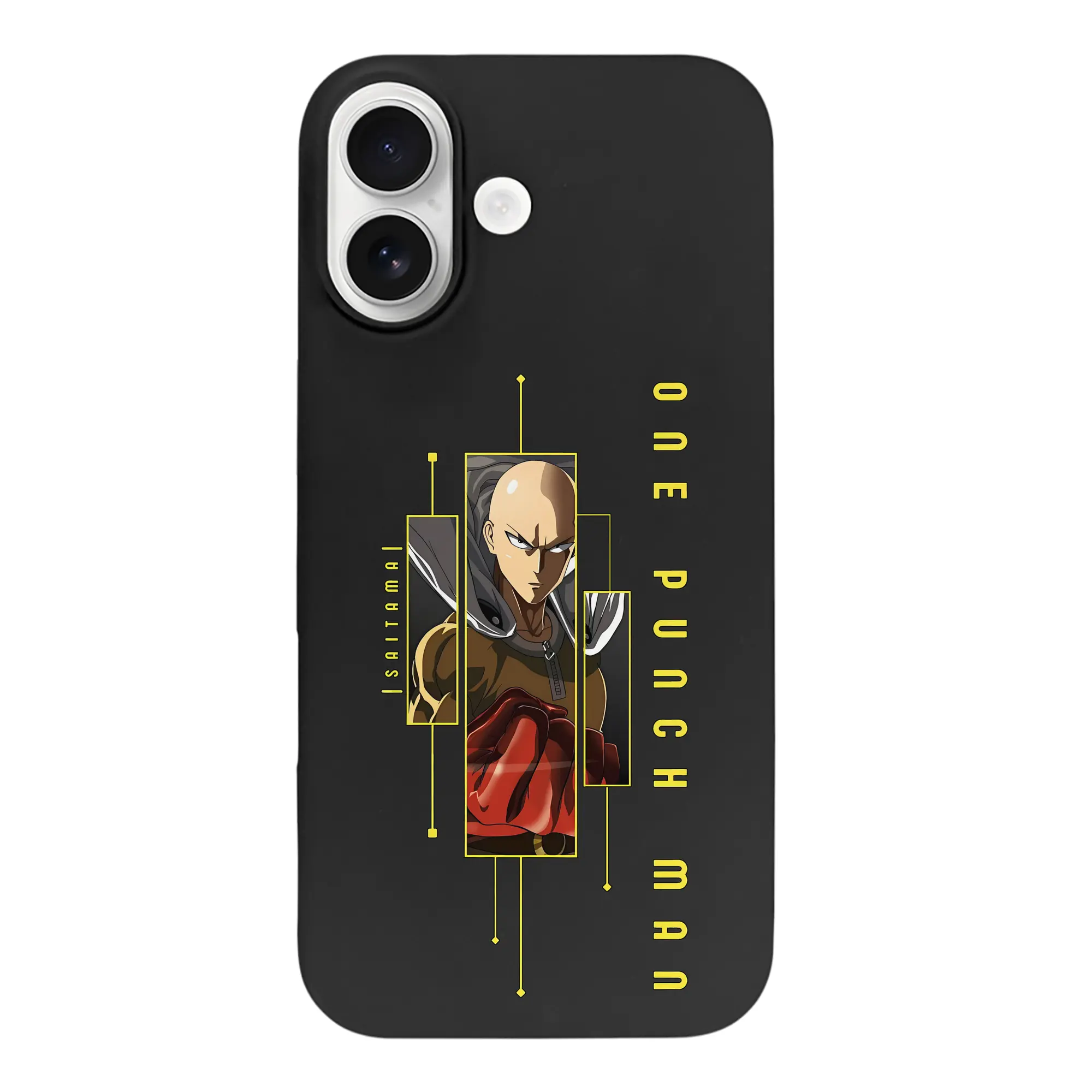 ワンパンマン グッズ サイタマ - iPhone 17 シリーズ シリコンケース 薄型 耐衝撃 指紋防止 ソフトタッチカバー 精密フィット 傷防止 保護ケース iPhone 17/17 Air/17 Pro/17 Pro Max 対応